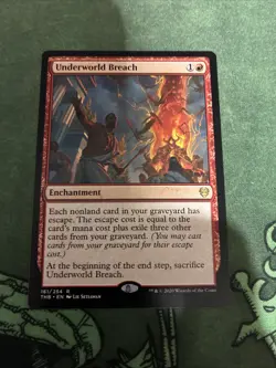 Underworld Breach 161 Near Mint Theros Beyond Death Rare Magic: The Gathering - Image 1