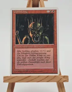 Goblinkonig 4. Edition Magic Karte MTG Deutsch (Goblin King) - Image 1