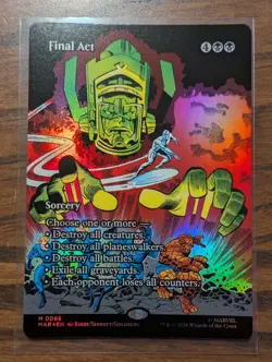 Final Act 066 (Borderless Foil) Marvel Universe Eternal-Legal MTG - Image 1