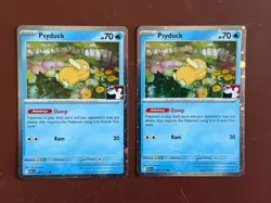 Psyduck 039/217 Cosmos Holo - Pokemon TCG Prize Pack Series 9 NM Set Of 2 - Image 1