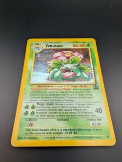 Venusaur Holo Black Star Promo English 13/53 Pokemon 1999 MP WOTC - Image 3