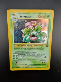 Venusaur Holo Black Star Promo English 13/53 Pokemon 1999 MP WOTC - Image 4