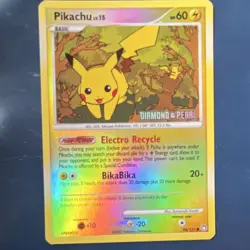 Pokemon TCG Pikachu 94/123 Mysterious Treasures Common Reverse Holo English 60HP - Image 1