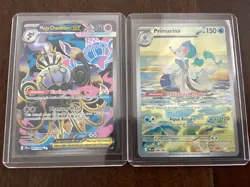 2 Pokemon Pitch Black Singles, Primarina Mega Chandelure EX plus bonus bulk - Image 1