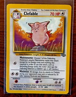 Clefable 17/64 Jungle Regular- Pokemon - Image 1
