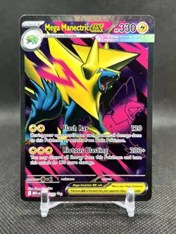 Pokemon Mega Manectric ex 158/132 Ultra Rare Mega Evolution NM - Image 1