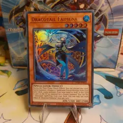 Yugioh Dracotail Faimena JUSH-EN002 Justice Hunters 1st Edition - Image 1