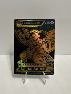 2024 Pokemon ID Black and Gold Rainbow Full Art Holo - Zekrom 002/036 SHR - Image 1