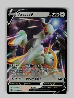 Arceus V 122/172 Holo V Rare Brilliant Stars Pokemon Near Mint - Image 1