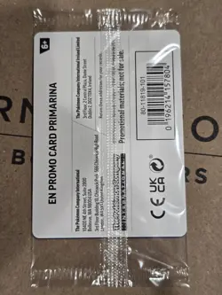 Pokemon Primarina 020/084 Pitch Black Promo: Barnes And Noble : Sealed - Image 3