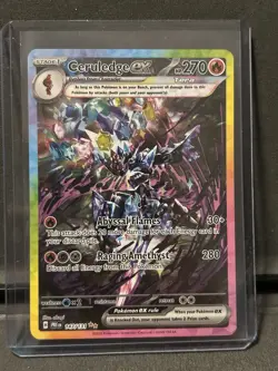 Pokemon TCG Ceruledge EX 147/131 SIR Holo Prismatic Evolutions 2025 - Image 1