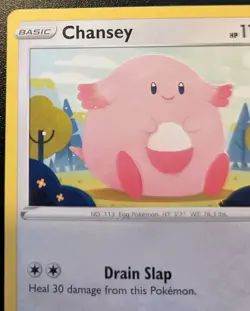 Chansey 202/264 Common Sword & Shield: Fusion Strike Pokemon TCG - Image 2