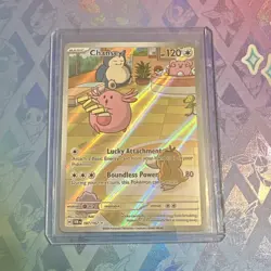 The Pokemon Company Chansey 187/167 Twilight Masquerade IR Full Art Holo 120HP - Image 1