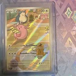The Pokemon Company Chansey 187/167 Twilight Masquerade IR Full Art Holo 120HP - Image 3