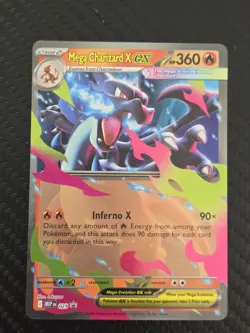 Mega Charizard X ex 029 Holo Promo ME: Mega Evolution Promo Holo NM - Image 1