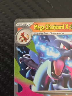 Mega Charizard X ex 029 Holo Promo ME: Mega Evolution Promo Holo NM - Image 2