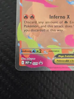 Mega Charizard X ex 029 Holo Promo ME: Mega Evolution Promo Holo NM - Image 5