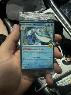 Pokemon TCG Primarina Sealed ‘What’s Your Favorite’ Promo - LOT OF 8 - Image 1