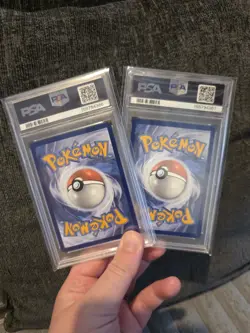 Pokemon CLV Bulbasaur 001 & Ivysaur 002 PSA Sequential Set PSA 9 Base Holo - Image 2