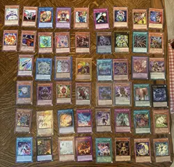 50 Yugioh Card Lot 25 Holos, 25 Rares Old & New Sets - Image 1
