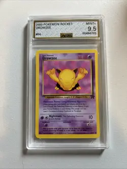 Drowzee #54 English Pokemon Rocket 2000 AGS Mint + 9.5 - Image 1