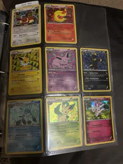 Pokemon Eeveelution Set Black & White Promo BW87 - BW94 Holo - Vaporeon MISSING - Image 1