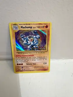 Pokemon TCG Machamp Evolutions Prerelease Promo Holo 59/108 2016 English Stamped - Image 1
