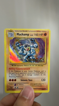 Pokemon TCG Machamp Evolutions Prerelease Promo Holo 59/108 2016 English Stamped - Image 2