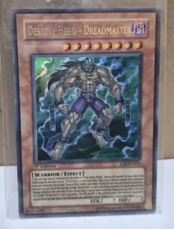 Yugioh Destiny Hero - Dreadmaster EOJ-EN004 1st Ed. Ultra Rare TRUE NM/Mint - Image 1