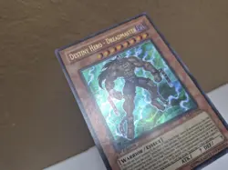 Yugioh Destiny Hero - Dreadmaster EOJ-EN004 1st Ed. Ultra Rare TRUE NM/Mint - Image 3