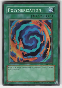 Polymerization LOB-059 The Legend of Blue Eyes White Dragon Unlimited YU-GI-OH - Image 1