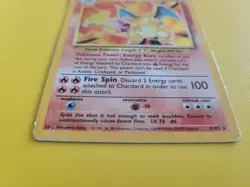 Pokemon TCG Base Set Unlimited Charizard Holo Rare 4/102 WOTC 1999 Heavy Played - Image 5