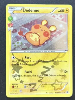 Pokemon TCG Dedenne RC10/RC32 Holo XY Generations Radiant Collection - Image 1