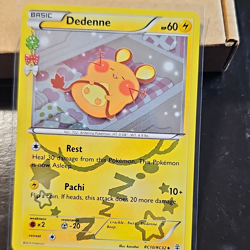 Pokemon TCG Dedenne RC10/RC32 Generations Radiant Collection Full Art Holo EN - Image 1