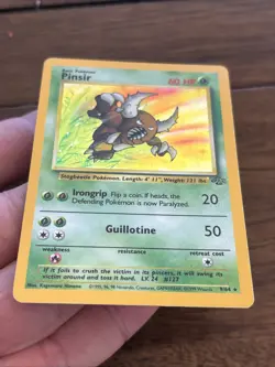 Pokemon TCG Pinsir Jungle 9/64 Holo Rare Unlimited 60 HP Wizards 1999 Clean Wotc - Image 2