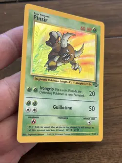 Pokemon TCG Pinsir Jungle 9/64 Holo Rare Unlimited 60 HP Wizards 1999 Clean Wotc - Image 3