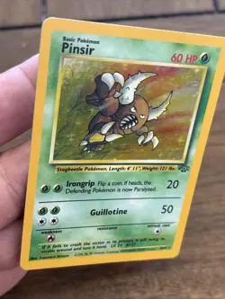 Pokemon TCG Pinsir Jungle 9/64 Holo Rare Unlimited 60 HP Wizards 1999 Clean Wotc - Image 4