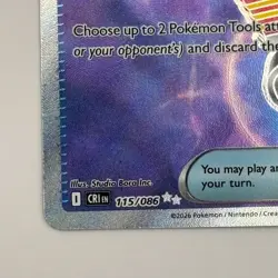 Tool Scrapper 115/086 Ultra Rare Chaos Rising Pokemon Card TCG Holo - Image 5