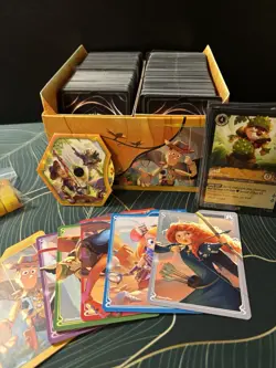 Lorcana 750 Card Lot. 10 Legendary 3 Epic. Much More. Sets 9-12 See Details. - Image 1