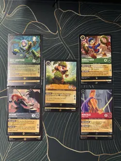 Lorcana 750 Card Lot. 10 Legendary 3 Epic. Much More. Sets 9-12 See Details. - Image 2