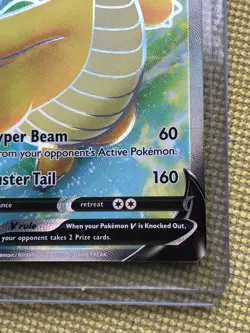 Pokemon TCG Dragonite V (Full Art) Pokemon Go 076/078 Holo Ultra Rare - Image 5