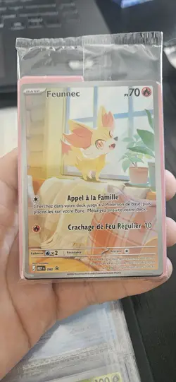 Carte Pokemon PROMO SCELLEE Feunnec MEP080 ETB ME04 Chaos Ascendant FR Mint - Image 1