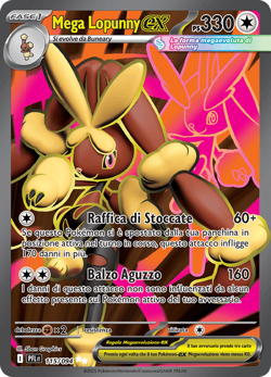 Pokemon TCG Mgea Lopunny ex 115/94 Italiano EXC/NM Fiamme Spettrali FA - Image 1