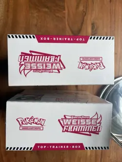 2x Pokemon ETB Weiße Flammen Top-Trainer-Box OVP Deutsch Neu Sealed - Image 5