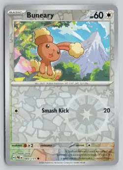 BUNEARY 083/131 COMMON PRISMATIC EVOLUTIONS POKEMON REVERSE HOLO NM - Image 1