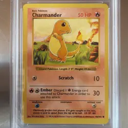 Charmander 46/102 Shadowless Game Pokemon PSA 9 - Image 4