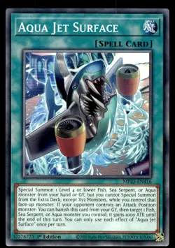 AQUA JET SURFACE - MP25-EN416 Common / Short Print 2025 Mega-Pack Yu-Gi-Oh NM - Image 1