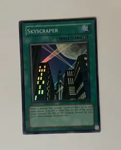 Yu-Gi-Oh! Super Rare Holofoil Skyscraper - Cybernetic Revolution - CRV-EN048 - Image 1