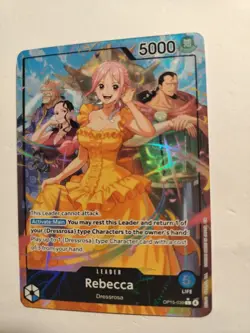 One Piece TCG Rebecca Leader Alt Art OP15-039 English M/NM - Image 2