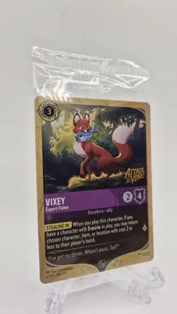 Disney Lorcana Vixey Expert Fisher Prerelease Promo Attack Of The Vine! 4/PD1 - Image 2